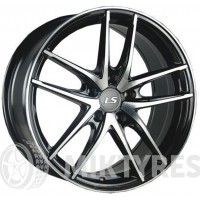 LS Wheels LS855 6.5x15 4x100 ET 45 Dia 73.1 (Silver)